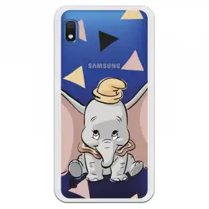 Funda Oficial Disney Dumbo Silueta Transparente Para Samsung Galaxy A10