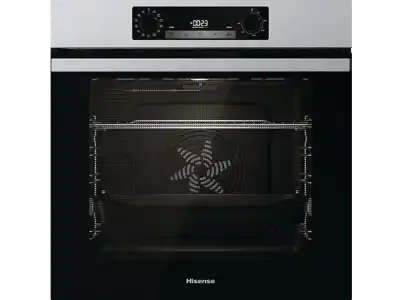 Horno - Hisense BI64211AX, Multifunción, Pirolítico, 77 l, 59.5 cm, Modo grill, Antihuellas, Acero Inox