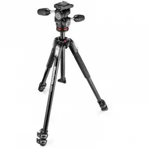 Manfrotto MK190X3-3W1 Trípode de Aluminio con Rótula 3-Way