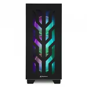 Sharkoon Elite Shark CA300T E-ATX Cristal Templado USB-C ARGB Negra