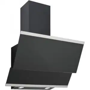 Silverline Campana Inclinada Decorativa 60cm 621m3/h Negra - H22160009