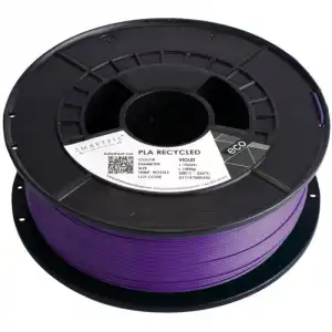 Smartfil PLA Recycled Filamento 3D Fabricado con PLA Reciclado 1.75mm 1000g Violet