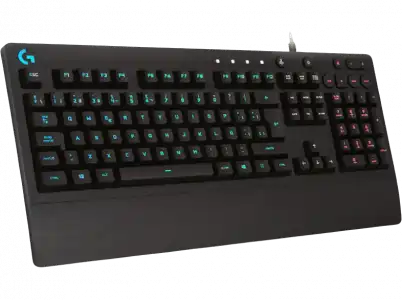 Teclado gaming - Logitech G213 Prodigy, Retroiluminado, USB, Negro