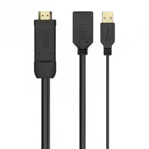 Aisens A122-0642 Cable Conversor DisplayPort a HDMI Macho/DisplayPort Hembra 10cm