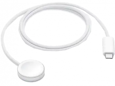 APPLE Cable cargador rápido magnético a USB-C para Apple Watch, 1 metro, Blanco