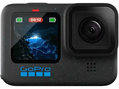 Cámara deportiva - GoPro Hero 12, HyperSmooth, 27 megapixels, 5.3K, HDR, Sumergible hasta 10m, lenta, Negro