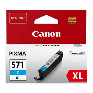 Canon - Cartucho De Tinta Original CLI-571 XL Cian (0332C001)