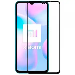Cool Protector Pantalla Cristal Templado para Xiaomi Redmi 9A/9AT Full 3D Negro