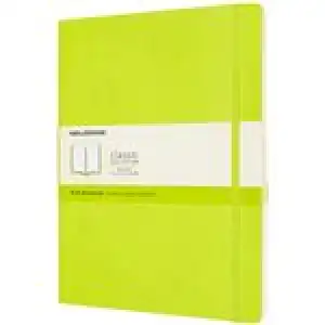 Cuaderno Moleskine Classic XL lisa tapa blanda verde limón