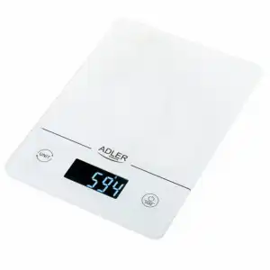 Fabrilamp AD3170 Báscula de Cocina con Pantalla LCD 15Kg Blanco