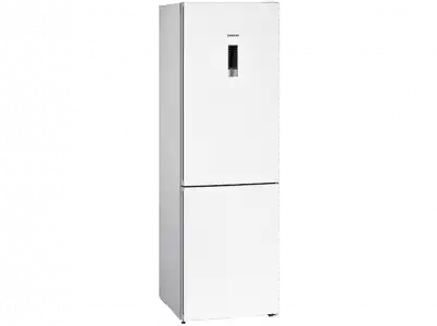 Frigorífico combi - Siemens KG36NXWEA, No Frost, 186 cm, 326 l, Cajón HyperFresh, Iluminación LED, Blanco