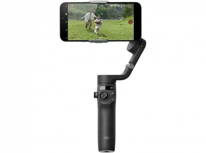 Gimbal - DJI Osmo Mobile 6, Plegable, Para teléfonos, Bluetooth 5.1, Autonomía hasta 6h, Negro