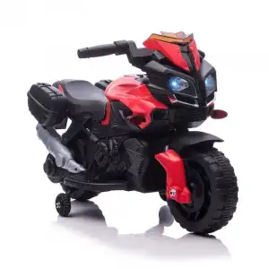 HomCom Moto Eléctrica 6V Roja