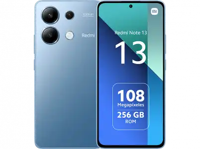 Móvil - Xiaomi Redmi Note 13, Azul, 256 GB, 8GB RAM, 6.67" AMOLED FHD+, Snapdragon 685, 5000 mAh, Android