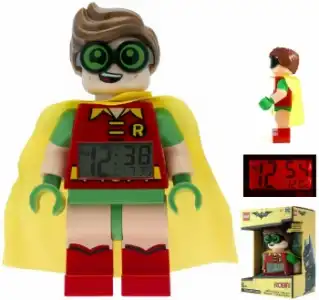 Reloj Despertador Infantil Lego De Robin Lego Batman Movie La Película.