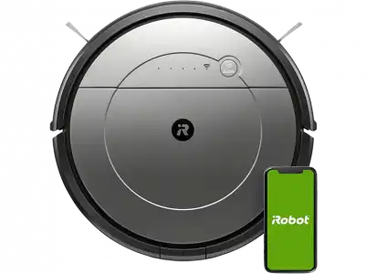 Robot aspirador - iRobot Roomba Combo, Wi-Fi y diferentes modo de limpieza, Aspiración potente, Fregado diario