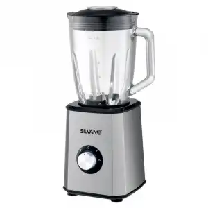 Silvano Batidora de Vaso 1.5L 600W Acero Inoxidable