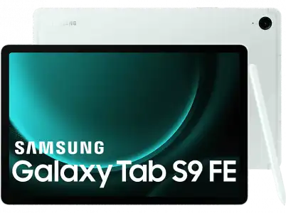 Tablet - Samsung Galaxy Tab S9 FE Wifi, 128GB, 6GB RAM, Verde Claro, 10.9", S Pen, WQXGA+, Exynos 1380, Android 13