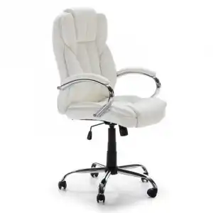 VS Venta-Stock Nixon Silla de Oficina Reclinable Blanca