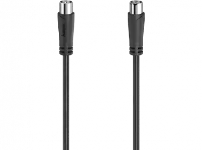 Cable de antena - Hama 00205052, Coaxial, 90 dB, 1.5 m, Negro