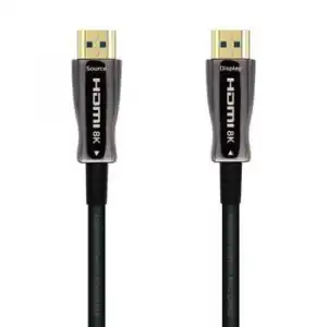 Cable Hdmi 2.1 Aoc 8k Aisens A153-0521/ Hdmi Macho - Hdmi Macho/ 50m/ Negro