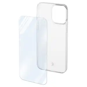Cellular Line - Kit Funda Transparente + Protector De Pantalla Protection Kit Para IPhone 14 Plus