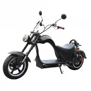 CityCoco Cobra Moto Chopper Eléctrica Matriculable 2000W Negra