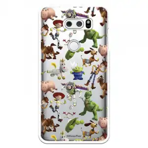 Funda Oficial Disney Toy Story Siluetas Transparente - Toy Story Para Lg V30