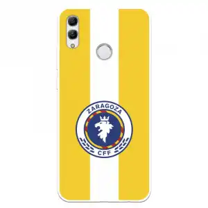 Funda Para Huawei P Smart 2019 Del Zaragoza Cf Femenino Escudo Fondo Amarillo - Licencia Oficial Zaragoza Cf Femenino