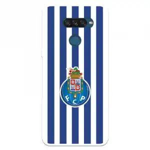 Funda Para Lg K50s Del Fútbol Club Oporto Escudo Rayas - Licencia Oficial Fútbol Club Oporto