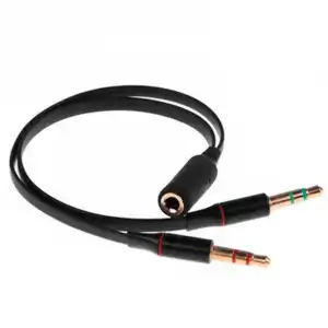 OcioDual Cable Splitter Mini Jack 3.5mm a 2x Aux Hembra/Macho