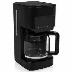 Princess Deluxe Black Steel Cafetera de Goteo 1.5L 900W Negro