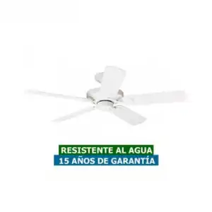 Ventilador De Techo Para Exterior Ipx4 Hunter 24326 Outdoor Elements Blanco / Blanco