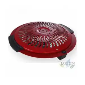 Brasero Eléctrico Orbegozo 900w. Dos Resistencias Blindadas. Rejilla De Seguridad. Reflector De Calor. Asas De Toque Frío.
