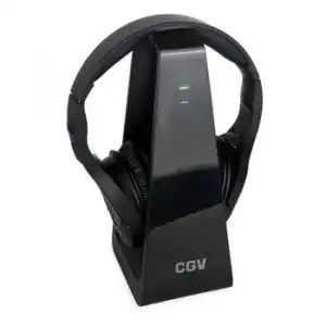 Cgv Auriculares Inalámbricos De Tv Negros - Helprelude2