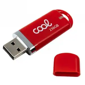 Cool Cover Pen Drive 256GB USB 2.0 Rojo