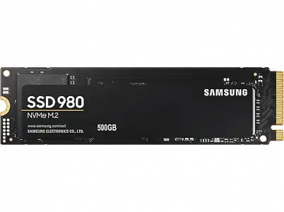 Disco duro SSD 500 GB - Samsung 980 MZ-V8V500BW, 2.5 pulgadas, Interfaz PCIe Gen 3.0 x4, NVMe 1.4, Negro