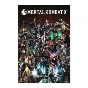 Erik Maxi Póster Mortal Kombat Personajes 91.5x61cm