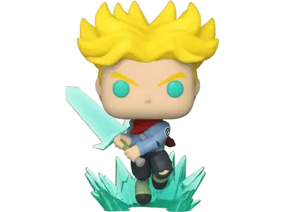 Figura - Funko Pop! Dragon Ball: Super Saiyan Trunks con espada, Vinilo, 10 cm