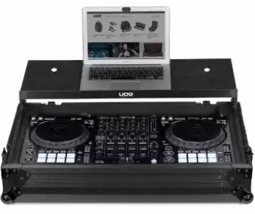 Flight Case Para Equipo Dj Udg U91055bl Udg Ultimate Black Plus