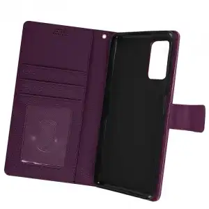 Funda Samsung Galaxy A13 Solapa Tarjetero Soporte Vídeo Violeta