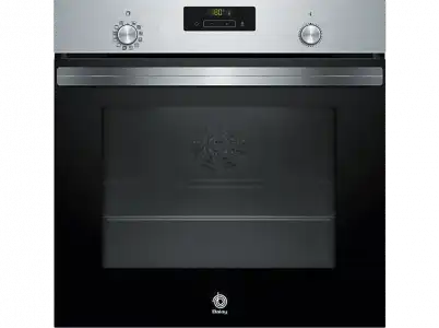 Horno - Balay 3HB4841X2, 71 l, Multifunción, Integrable, Pirolítico + Hidrolítico, 59.50 cm, Inox