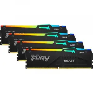 Kingston FURY Beast RGB DDR5 5200MHz 64GB 4x16GB CL40