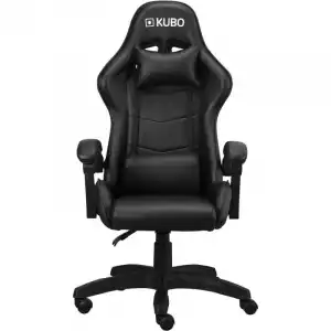 Kubo Silla Gaming Ergonómica con Reposacabezas Negro