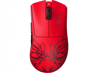 Ratón gaming - Razer DeathAdder V3 Pro Faker Edition, Cableado e inalámbrico, Sensor óptico Focus 30K, 5 teclas programables, Rojo