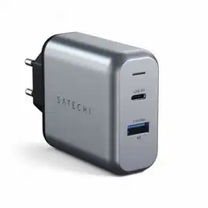 Satechi St-mccam-eu Cargador De Dispositivo Móvil Negro, Gris Interior