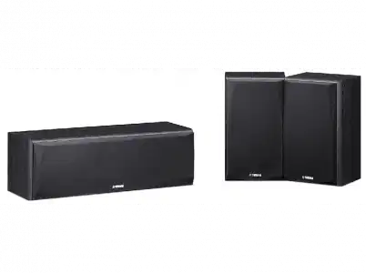 Sistema de altavoces - Yamaha NS-P51, 150-180W, 2 canales, Negro