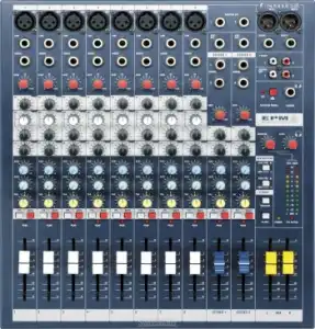 Soundcraft Epm 8 Mesa Mezclas Dj 8 Canales Estudio Deejay Barato Mixer