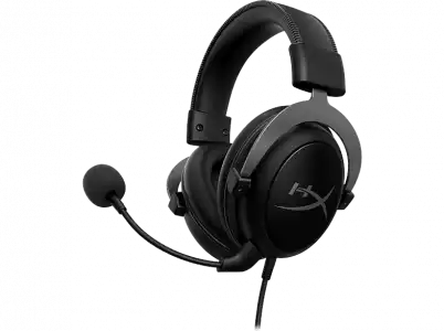 Auriculares gaming - HyperX Cloud II, De diadema, Con cable, Multiplataforma, Tecnología 7.1, Gunmetal