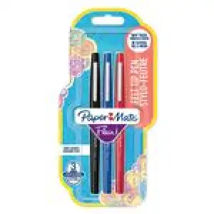 Blíster 3 Rotuladores Paper Mate Flair Standard punta de fibra varios colores